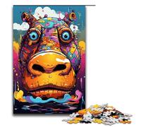 Puzzles pour Adultes 1000 pièces Robot Hippo par SplattersLots de Jouets de Nuage épais et colorés Jeu intellectuel Idéal comme Cadeau pour Toute la Famille 75x50cm