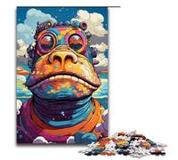 Puzzles pour Adultes 1000 pièces Robot Hippo par SplattersLots de Puzzles épais et colorés en Nuage Jouets Amusants 75 x 50 cm