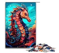Puzzles pour Adultes 1000 pièces Robot Hippocampe par SplattersLots de Puzzles en Bois épais et colorés Jouets éducatifs pour l'apprentissage Jeux familiaux 1000 pièces