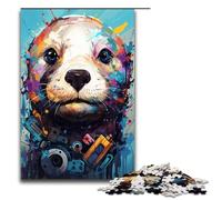 Puzzles pour Adultes 1000 pièces Robot Otter par SplattersLots de Jouets de Nuage épais et colorés Jeu intellectuel Idéal comme Cadeau pour Toute la Famille 75x50cm