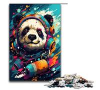 Puzzles pour Adultes 1000 pièces Robot Panda par SplattersDe Nombreux Motifs de Nuages épais et colorés aident à exercer Le cerveauDes Jouets addictifs pour cultiver la patience75x50cm