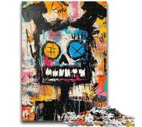 Puzzles pour Adultes 1000 pièces Robot Style Basquiat, Puzzles pour Adolescents, Jouets de Jeu, Chaque pièce est Unique - Jeu Familial Stimulant et Amusant (75x50cm)