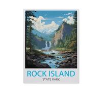Puzzles pour Adultes 1000 Pièces，Rock Island State Park，Puzzle en Bois Enfants Jouet Cadeau Éducatif Intellectuel Décompression Amusant Jeu De Famille（75x50cm）-U82