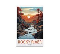 Puzzles pour Adultes 1000 pièces, Rocky River Ohio. Jeu éducatif et Stimulant de 1000 pièces pour Adultes et Enfants (52 x 38 cm).
