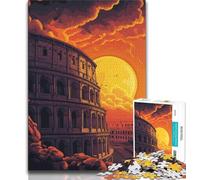 Puzzles pour Adultes 1000 pièces, Rome Antique, décoration Murale Artistique et idée Cadeau d'anniversaire pour Amis, Bureau à Domicile (Taille 38x26cm)