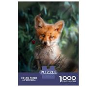 Puzzles pour Adultes 1000 Pièces Rose Fox Puzzles pour Adultes Jeux Amusants Défi Difficile Activités Amusantes À La Maison, 38x26cm/1000pcs