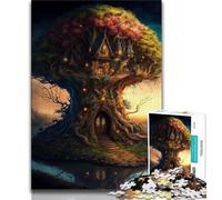 Puzzles pour Adultes 1000 pièces Royaume des Contes de fées pour Adolescents, Cadeau Amusant et activité pour la Maison, Jouet pour Les Jours de Pluie (Taille 38x26cm)