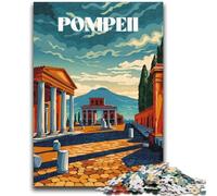 Puzzles pour Adultes 1000 pièces Ruines de Pompéi, Amusants en Famille, idéals comme Cadeau pour Toute la Famille à partir de 14 Ans (Taille 50x70cm)