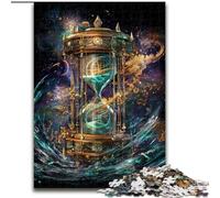 Puzzles pour Adultes 1000 pièces Sablier Cosmique, Jouet éléphant, Jeu intellectuel, Cadeau d'anniversaire, décoration Murale pour 14 Ans et Plus (Taille 50x75cm)