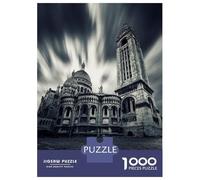 Puzzles pour Adultes 1000 Pièces Sacre Coeur Back Side Puzzles pour Adultes - Jouets Anti-Stress - Cadeau d'anniversaire Unique 52x38cm/1000pcs