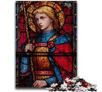 Puzzles pour Adultes 1000 pièces Saint A Vitrail pour Les 14 Ans et Plus Jouet éducatif intellectuel décompressant Excellent Cadeau 38x26cm