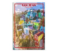 Puzzles pour Adultes 1000 pièces, San Juan, Porto Rico, Puzzles stimulants, Jeu de Puzzle pour Toute la Famille (Femmes et Hommes), 52 x 38 cm