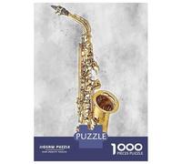 Puzzles pour Adultes 1000 Pièces Saxophone 3 Puzzles pour Adultes - Jeu De Réflexion, Analyse Et Logique - Cadeaux d'anniversaire Et De Noël Uniques 38x26cm/1000pcs