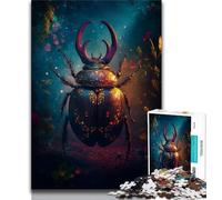 Puzzles pour Adultes 1000 pièces Scarabée, Jeux éducatifs, décoration de la Maison, Jeu éducatif pour Anniversaire, Noël (75x50cm)