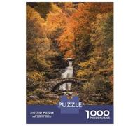 Puzzles pour Adultes 1000 Pièces Scottish Waterfall Puzzle Jeux Relaxants Cadeau d'anniversaire À Offrir À Toute La Famille 52x38cm/1000pcs