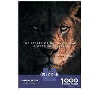 Puzzles pour Adultes 1000 Pièces Secret of Getting Ahead Puzzles pour Adultes - Jeu De Réflexion, Analyse Et Logique - Cadeaux d'anniversaire Et De Noël Uniques 38x26cm/1000pcs