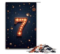 Puzzles pour Adultes 1000 pièces Sept étoiles d'affilée Puzzles Jeux Jouets Cadeau Convient pour la décoration de Bureau 1000 pièces (75 x 50 cm)