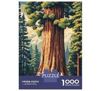 Puzzles pour Adultes 1000 Pièces Sequoia National Park Puzzle pour Adultes, Jeu De Réflexion, Décoration Murale, Cadeaux De Noël Ou d'anniversaire 52x38cm/1000pcs