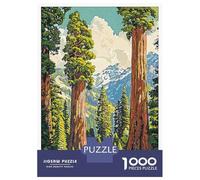 Puzzles pour Adultes 1000 Pièces Sequoia National Park Puzzles pour Adultes Activités Familiales Difficiles Et Stimulants, Idéal comme Cadeau 70x50cm/1000pcs
