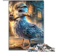Puzzles pour Adultes, 1000 pièces Sherlock Holmes Seagull Puzzle en Bois Un Casse-tête Stimulant pour Les Adolescents et Les familles Taille 50X75CM