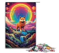 Puzzles pour Adultes 1000 pièces Shiba Inu12 Jolis Cadeaux d'anniversaire pour Adolescents de 14 Ans et Plus (38 x 26 cm)