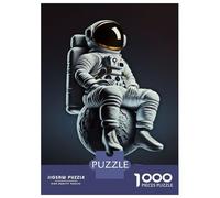 Puzzles pour Adultes 1000 Pièces Sitting on The Moon Puzzles pour Adultes - Jeu De Réflexion - Décoration Intérieure - Activités Ludiques À La Maison 38x26cm/1000pcs