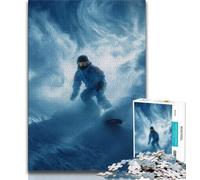 Puzzles pour Adultes 1000 pièces Ski, Jouets éducatifs pour Enfants, Jeux de société pour Anniversaire, Noël (75x50cm)
