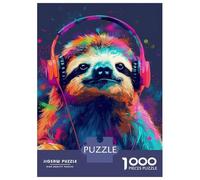 Puzzles pour Adultes, 1000 Pièces, Slot avec Casques Puzzles Adolescents, Jeu de Main, Défi Difficile, Jeu sophistiqué, Cadeaux 70 x 50 cm/1000 pièces