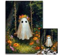 Puzzles pour Adultes, 1000 pièces, Soul on The Swing, Puzzles en Bois, Casse-tête, Cadeaux d'anniversaire Uniques pour Les 14 Ans et Plus, 50x75cm
