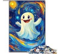 Puzzles pour Adultes, 1000 pièces Soul Under The Night Sky Puzzles pour Adultes 26X38CM Un Casse-tête Stimulant pour Les Adolescents, Une soirée de Jeux en Famille Amusante