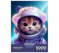 Puzzles pour Adultes 1000 Pièces Space Baby Lion Puzzle Adulte - Jeu De Réflexion - Améliore La Mémoire - Réduit Le Stress - Cadeaux 38x26cm/1000pcs