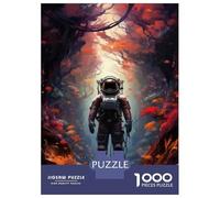 Puzzles pour Adultes 1000 Pièces Space Explorer The Journey Begins Puzzles pour Adolescents Vacances À La Maison Tuer Le Temps Stimuler Le Cerveau Cadeaux d'anniversaire Et De Noël Uniques 52x38cm/10