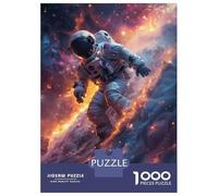 Puzzles pour Adultes 1000 Pièces Space Surfer Puzzle Adulte Jeux Amusants Analyse Et Logique Idéal comme Cadeau pour Toute La Famille 38x26cm/1000pcs