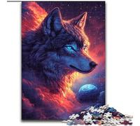 Puzzles pour Adultes 1000 pièces Space Wolf, Jouet éducatif et décompressant, idéal comme Cadeau pour Toute la Famille 50x75cm