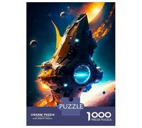 Puzzles pour Adultes 1000 Pièces Spacecraft Nuclear Puzzles pour Adultes, Jouets À Monter Soi-même, Cadeaux À Offrir Aux Amis Et À La Famille 52x38cm/1000pcs