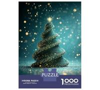 Puzzles pour Adultes 1000 Pièces Sparkling Christmas Tree Puzzles pour Adultes, Jouets À Monter Soi-même, Cadeaux À Offrir Aux Amis Et À La Famille 52x38cm/1000pcs