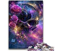 Puzzles pour Adultes 1000 pièces Squelette Fantastique Difficile à réaliser, mais Amusant et Humoristique Cadeau d'anniversaire, Cadeaux, décoration Murale 26x38cm