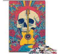 Puzzles pour Adultes 1000 pièces Squelette Fantastique, Jeux, Jouets, Cadeaux d'anniversaire Uniques pour Les Enfants de 14 Ans et Plus (Taille 50x75cm)