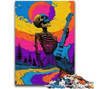 Puzzles pour Adultes 1000 pièces Squelette Fantastique pour Les 14 Ans et Plus Jouet éducatif intellectuel décompressant Excellent Cadeau 50x75cm
