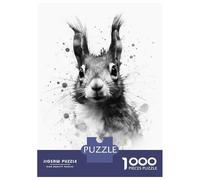Puzzles pour Adultes 1000 Pièces Squirrel Beauty Watercolor Puzzles pour Adultes Jeu Manuel Améliore La Mémoire Activités Amusantes À La Maison 70x50cm/1000pcs