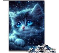Puzzles pour Adultes 1000 pièces Star Cat Puzzles 1000 pièces pour Adultes pour Adolescents Groupe d'âge 14+, Décoration d'intérieur (Taille 50x75cm)