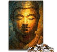Puzzles pour Adultes 1000 pièces, Statues de Bouddha Difficiles, 1000 pièces pour Adolescents, Anti-Stress, Vacances à la Maison, Passe-Temps, améliore l'amour Entre Couples (50x75cm)