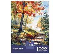 Puzzles pour Adultes 1000 Pièces Steps to Fall Puzzles pour Adultes, Jeu Familial, Découpe De Précision, Activités Amusantes À La Maison, 38x26cm/1000pcs