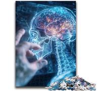 Puzzles pour Adultes 1000 pièces Storm Brain 1000 pièces pour Adolescents, pour Jeu éducatif, défi, Cadeau d'anniversaire, décoration Murale (50x75cm)