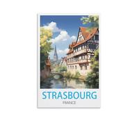 Puzzles pour Adultes 1000 pièces, Strasbourg, France. Puzzles de 1000 pièces pour Adultes - Amusant, Stimulant et Casse-tête. Puzzle de 38 x 26 cm.