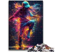 Puzzles pour Adultes 1000 pièces Street Dance Girl, défi d'intelligence cérébrale, Jouets addictifs, Cadeau d'anniversaire, décoration Murale 26x38cm