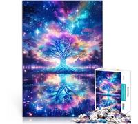 Puzzles pour Adultes 1000 pièces Style animé Crystal Tree Séjour Anti-Stress pour Tuer Le Temps Décoration Parfaite 52x38cm