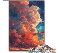 Puzzles pour Adultes, 1000 pièces, Style Anime, Nuages, Puzzles impossibles pour Adultes, Cadeau Amusant à Faire soi-même, adapté à la décoration de la Maison, du Salon ou du Bureau (Taille 50x75cm)