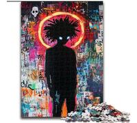 Puzzles pour Adultes 1000 pièces Style Basquiat, Anti-Stress, défi Difficile, Cadeaux Secret Santa pour Les 14 Ans et Plus (Taille 26x38cm)