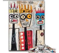 Puzzles pour Adultes 1000 pièces Style Basquiat, Jeu intellectuel en Forme d'éléphant, Cadeau d'anniversaire, décoration Murale pour Les 14 Ans et Plus (Taille 26x38cm)
